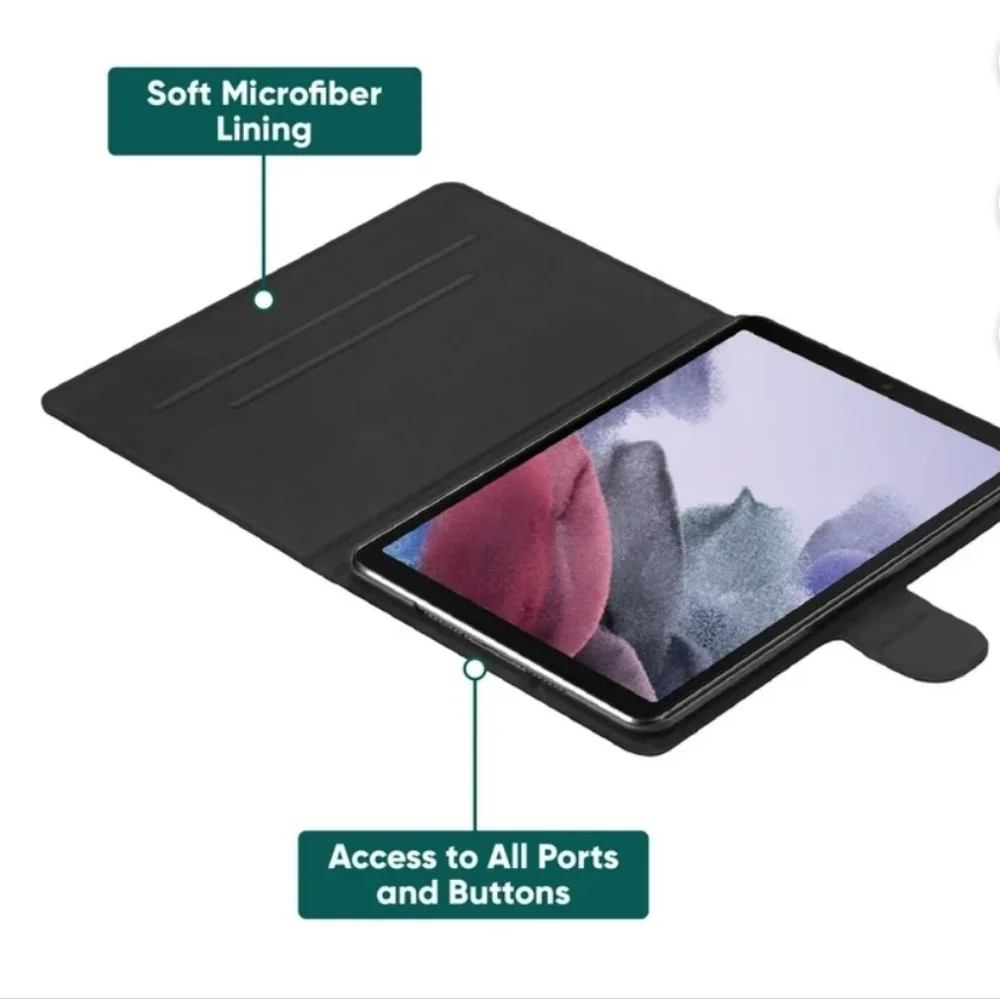 onn. Tablet Folio Case for Samsung Galaxy Tab A7 Lite 8.7